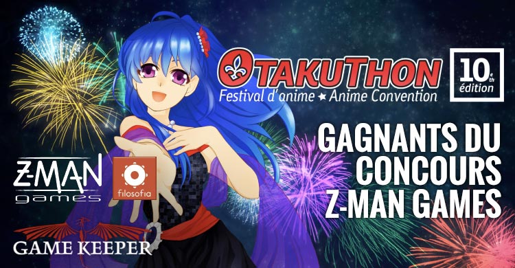 gagnant concours z-man games game keeper otakuthon