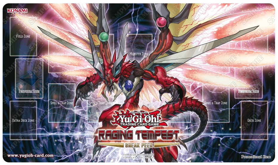 raging tempest sneak peek playmat